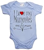 IiE, I love my Mummies this much, Baby Unisex, Bodysuit