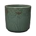 Produktbild Koreanischer Celadon Porzellan-Prägung Blumendesign Büro Schreibtisch Schreibtisch-Stift Stift Pinsel Grün Keramik Keramik Tassenhalter Organizer Container Executive Geschenk