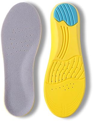 Sports Insoles- High-Impact Full-Length Advanced Orthotic Arch-Support Insoles for Sports, Athletics, Leisure, Work and Play. Maximum Comfort and Shock Absorption for Injury Prevention (6.5-9.5 UK)