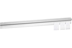 Royal Catering Porte Bons de Commande à Billes RCBR-100 (Longueur 100 cm, Installation murale, Acier Inox)