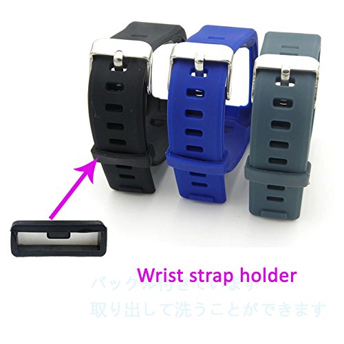 HopCentury Uhrarmband Garmin Vivofit, Einheitsgröße, Ersatz-Armband, Gurt, mit Metall-Verschluss, Schnalle, für Garmin Vivofit 1 Generation, 3er-Pack - 6