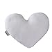 Clair de Lune Cotton Candy Heart Cushion (Ivory White)