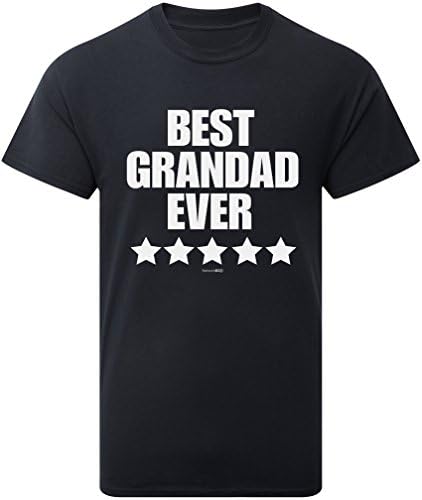 Best Grandad Ever T-Shirt Mens Black