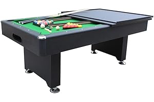 PLAY4FUN Billard américain - Tapis de Jeu en Laine, Retour de Boules Automatique et Accessoires Inclus