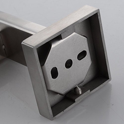 Weare Home Wandhalterung Wandmontag 304 Edelstahl Gebürstet Modern Einfach Elegant Silbern Badezimmer Accessoires Toilettenpapierhalter Klorollenhalter ohne Deckel - 3