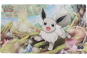 TITAN CARDS Shiny Eevee TCG - Tappetino da gioco ufficiale Pokemon TCG per giochi di carte collezionabili + Toploader TitanCards®