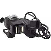 Motorcycle Usb Charger Dual port 12v Waterproof