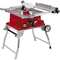 Einhell Table de sciage TE-CC 2025 UF (2000 W, 48 dents, Hauteur de travail : 850 mm, Piètement repliable, Poussoir, Support d'accessoires, Disjoncteur de sécurité)