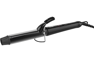 Wahl Curling Tong, Hair Styling Tool, Curling Wand, Ceramic Curlers for Shiny Curls, Corded Hair Curling Wand, Swivel Cord, Quick Heat, Cool Touch Tip, Barrel Clamp, 32mm, Black