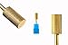 Pro Golden Carbide Barrel Electric Drill File Bit Medium Grit M for Acrylic Nail