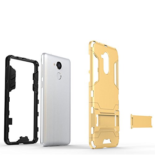 Custodie e cover Per Huawei Nova Smart,TPU +PC combinata,una protezione a 360 gradi,durevole, forte,di prima classe tecnologia anti-shock(bianco)