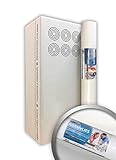 Hersteller: e-Delux GmbH NORMVLIES 150 g Renoviervlies 6 Rollen 112,5 m2 Glattvlies Malervlies glatte überstreichbare Vliestapete weiß