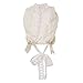 Hanakimi® Lace Royal Baby Bonnet Handmade (Newborn - 3 Years) (M/12M, Ivory)