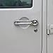 Produktbild Swiftswan 1PC Chromplatte ABS Auto Tür Griff Abdeckung für Jeep Wrangler JK Liberty Dodge (Farbe: Silber)
