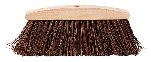 Perfetto Eco Chestnut Scopa in Fibra di Palma e Coccia Legno, Naturale, 34x5x14 cm