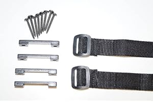 PG Audio Befestigungs Gurtband für CarHifi Subwoofer Set 2 Stück je 125 cm, NEUWARE