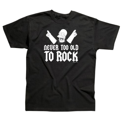 Preisvergleich Produktbild T-Shirt (S) Simpsons Never Too Old S