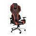 Produktbild E-Blue auroza Gaming Beleuchtung Stuhl Schwarz und Rot Ergonomische Computer-Schreibtisch Executive LED-Lichter eec301r