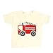 Inda-Bayi Baby-Toddler-Kids Cotton T Shirt - fire engine multicolour on cream 2-3 Years