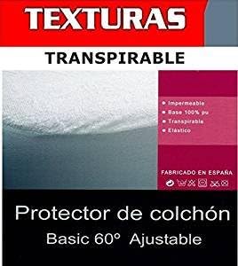 Textures Home Mattress Protector – Breathable Terry/PU (Available in Various Sizes) 140_x_200_cm