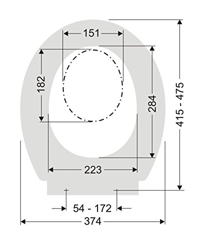 Toto Germany 795570102 Pagette WC-Sitz Familia mit Deckel integrierter Kindersitz und Absenkautomatik, weiß - 4