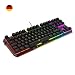 Produktbild DREVO BladeMaster TE Mechanische Gaming-Tastatur Radi-RGB-Hintergrundbeleuchtung, mit USB-Kabel, programmierbarer Genius-Knob-88K Deutsche Layout [Taktiler Leiser Gateron Brauner Schalter]
