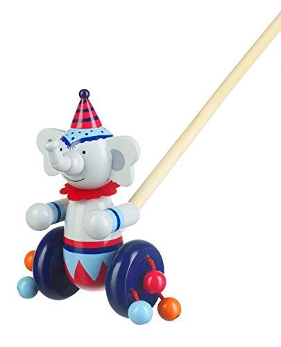 Orange Tree Toys Circus Elephant Push Along