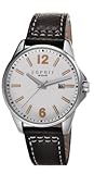 ESPRIT Herren-Armbanduhr Tallac Day Analog Quarz Leder ES106911003