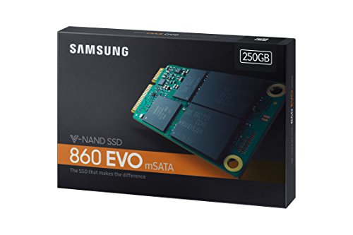 Samsung EVO m-SATA - Disco Estado Solido SSD  250 GB  550 Megabytes s  Color Negro