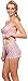 Be Mammy Women's Sleepwear Set Maternity MMK+MMSZ (White/Pink, L)