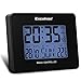 Produktbild Excelvan digitale Funkuhr Funkwecker Radio Kontroll Alarm Uhr Tischuhr Thermometer Hygrometer Temperaturanzeige Feuchtigkeit Zeit Kalender LCD Display mit blauen Hintergrundbeleuchtung
