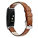Produktbild Skryo Armbanduhren aus Leder für Armbanduhren für Fitbit Inspire / Inspire HR // Leather Watch Bands Replacement Wristband Straps for Fitbit Inspire/Inspire HR (Braun)