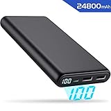 Überlegener Sicherheitsschutz: Marktführender Lithium Akku,mehrfach geschützte Schaltkreise als Sicherheitsvorkehrung gegen Kurzschlüsse, Stromstösse und andere Risiken. Multi-Schutz Sicherheitssystem bietet vollständigen Schutz für dich und deine Geräte.Fortschrittliche Technologie und Akkumulatorzellen von ausgezeichneter Qualität, um Ihnen die beste Erfahrung bei der Verwendung anzubieten.