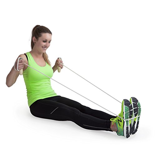 ftmsport Springseil im High Quality Retro-Design für Profis und Freizeitsportler zum Abnehmen oder auch für den Hochleistungssport - 3