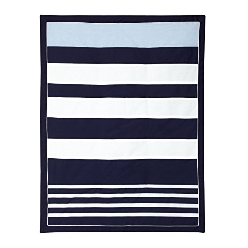 Sadie & Scout Doudou pour garçon, Bleu marine à rayures