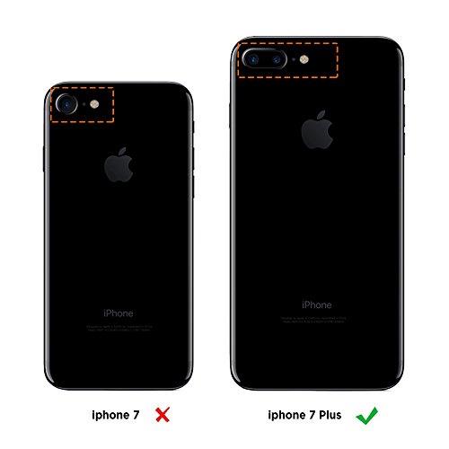 EasyAcc iPhone 7 Plus Panzerglasfolie for Klar Anti-Kratz Screen Protector Displayschutz Displayfolie – 9H Hardness aus gehärtetem Glas(bewusst kleiner als das Display, da dieses gewölbt ist) - 3