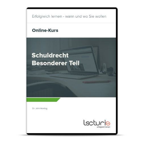 Preisvergleich Produktbild Online-Videokurs Schuldrecht Besonderer Teil fürs Staatsexamen - Jura Repetitorium