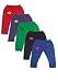 T2F kids girls printed leggings pack of 5- red-green-purple-blue-black RS.540.00