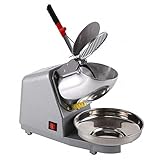 WEITER ANWENDUNGSBEREICH - Eiscrusher mit einem leistungsstarken Motor, der 20 Stunden ununterbrochen arbeiten kann und ideal für den privaten oder geschäftlichen Gebrauch geeignet ist. Geeignet für Restaurants, Bars, Cafeterias, Imbissbuden, Partys, Familienfeiern usw. Und das gehackte Eis kann für mehrere Arten von Lebensmitteln verwendet werden.