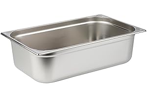 APS 81106 GN container 1/1, Contenitore gastronorm in acciaio inox/Dimensioni 32,5 x 53 cm/Profondità 150 mm/Volume 20 litri