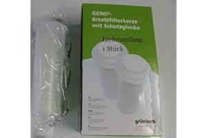 Grünbeck Ersatzfilter für Wasserfilter FS 1" EINZELFILTER (80 µm mit Schutzglocke) *** (Filterhülse Vlies Filter Feinfilter Hauswasserfilter Kerzenfilter Ersatzkerzenfilter Filterkerze)