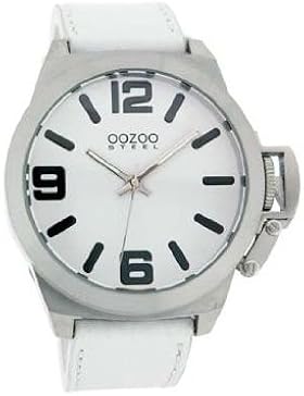 Oozoo Steel OS0114 XXL Damenuhr weiss - 45 mm