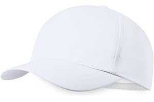 BLUECHOLON Casquette pour enfant à 5 panneaux fabriquée en polyester RPET résistant, finition douce et fermeture réglable. Avec trous d'aération brodés