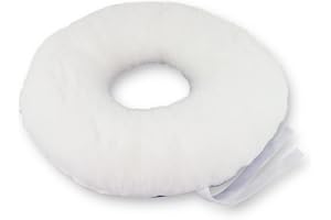 Mobiclinic®, Cojín antiescaras, 44x44, Marca española, Redondo, con Agujero, Tratamiento de úlceras por presión, Postural para coxis, Hemorroides, Silla Ruedas, Sofá, Ortopédico