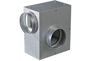 Extractor de aire insonorizado con caja Vents 530 m³/h - 125mm (KSA 125-2E)