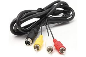 RUITROLIKER 1.8 m/6 pieds RCA Câble Audio Vidéo Câble de Connecteur 9 broches pour Genesis 2 3
