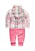 Kanz Girl's Schneeanzug M. Kapuze Snowsuit, Multicoloured-Mehrfarbig (Y/D Check 0002), 9-12 Months