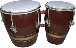 Amro Retailers Professional Two Piece Hand Made Wooden Bongo Drum Set Best Quality