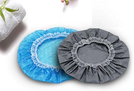 Faiosh-Water elastic shower cap female shower cap(1PCS) Random Color