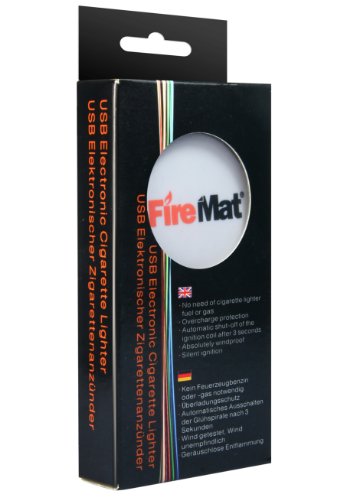 FireMat USB Elektronisches Feuerzeug (weiss) - 7